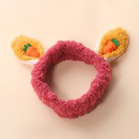 Korean Cute Carrot Rabbit Ears Hairband sku image 3
