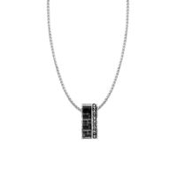 Fashion Diamond Titanium Steel Necklace Wholesale main image 3