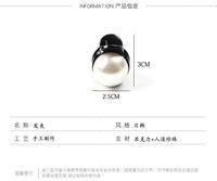 Korean Big Pearl Clip Wholesale main image 4