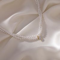 Fashion Double-wrapped Pearl Necklace main image 6