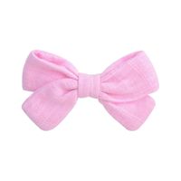Hot-selling Solid Color Bow Hairpin Set sku image 2