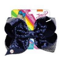 New Cute Sequins Gradient Big Bow Hairpin sku image 1