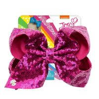 New Cute Sequins Gradient Big Bow Hairpin sku image 11