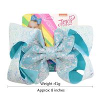 New Cute Sequins Gradient Big Bow Hairpin main image 3