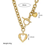 Mode Herzförmige Dicke Kette Halskette Großhandel main image 6