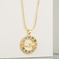 Fashion Heart-shape Copper Zircon Necklace main image 1