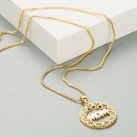 Fashion Heart-shape Copper Zircon Necklace main image 3