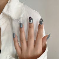 Korean Dimomd Nail Ring main image 4