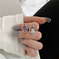 Korean Dimomd Nail Ring main image 5
