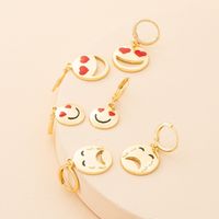 Korean Fun Expression Alloy Earrings Wholesale main image 4