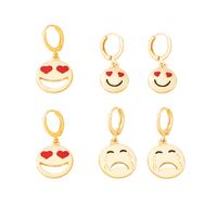 Korean Fun Expression Alloy Earrings Wholesale main image 6