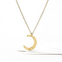 Fashion Moon Stainless Steel Plating Necklace main image 4