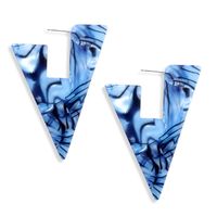 Fashion Triangle Acrylic Earrings main image 6