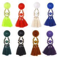 Retro Long Tassel Earrings Wholesale main image 1