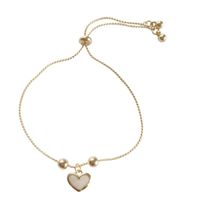 Simple Heart-shaped Alloy Bracelet Wholesale main image 3