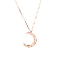 Fashion Moon Stainless Steel Plating Necklace sku image 2