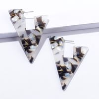 Fashion Triangle Acrylic Earrings sku image 2