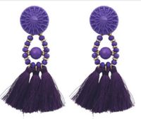 Retro Long Tassel Earrings Wholesale sku image 1