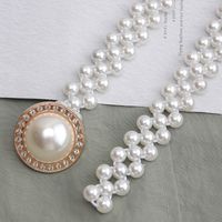 Korean New Pearls Round Waist Chain main image 5