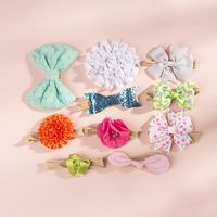 Children's Nylon Bow Headband Set main image 4