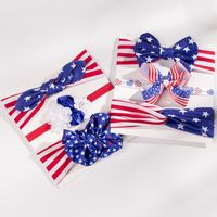American Independence Day Children's Rabbit Ears Bow Headband main image 4