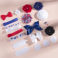 Fashion Children Bow Elastic Headband Set main image 1