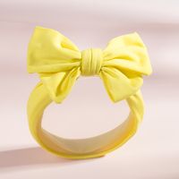 Children's Solid Color Double Bow Headband main image 4