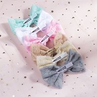 Children's Lace Bow Hair Clip main image 6