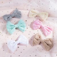 Children's Lace Bow Hair Clip main image 5