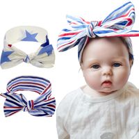 Children's National Day Ears Star Stripes Knotted Headband main image 1