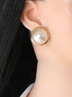 Retro Geometric Pearl Earrings Wholesale main image 3