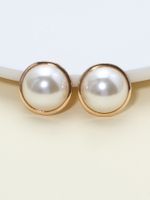 Retro Geometric Pearl Earrings Wholesale main image 4