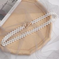 Korean New Pearls Round Waist Chain sku image 1