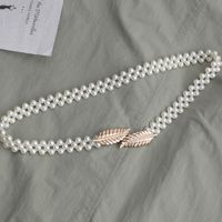 Korean New Pearls Round Waist Chain sku image 3