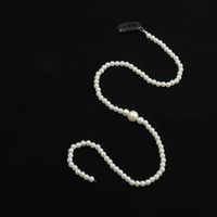 Korean Pearl Chain Cross Hairband sku image 2