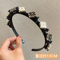 Fashion Flower Pearl Resin Headband sku image 5