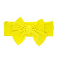 Children's Solid Color Double Bow Headband sku image 1