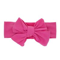 Children's Solid Color Double Bow Headband sku image 2