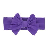 Children's Solid Color Double Bow Headband sku image 15