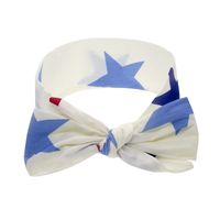 Children's National Day Ears Star Stripes Knotted Headband sku image 1