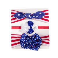American Independence Day Children's Rabbit Ears Bow Headband sku image 1