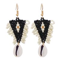 Bohemian Resin Beads Tassel Earrings Wholesale sku image 4