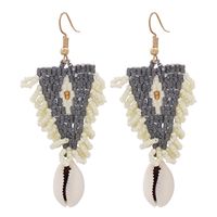 Bohemian Resin Beads Tassel Earrings Wholesale sku image 5