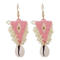 Bohemian Resin Beads Tassel Earrings Wholesale sku image 6