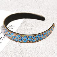 Baroque Leaf Rhinestones Headband sku image 3