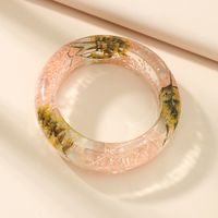 Retro Creative New Exaggerated Resin Flower Bracelet sku image 1