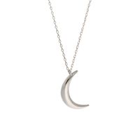 Korean Moon Silver Necklace Wholesale main image 3