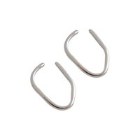 S925 Sterling Silver Simple Ear Clip main image 3