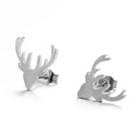 Cartoon Elk Alloy Earrings Wholesale main image 6