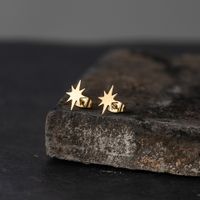 Simple Style Geometric Plating Alloy No Inlaid Earrings Ear Studs main image 3
